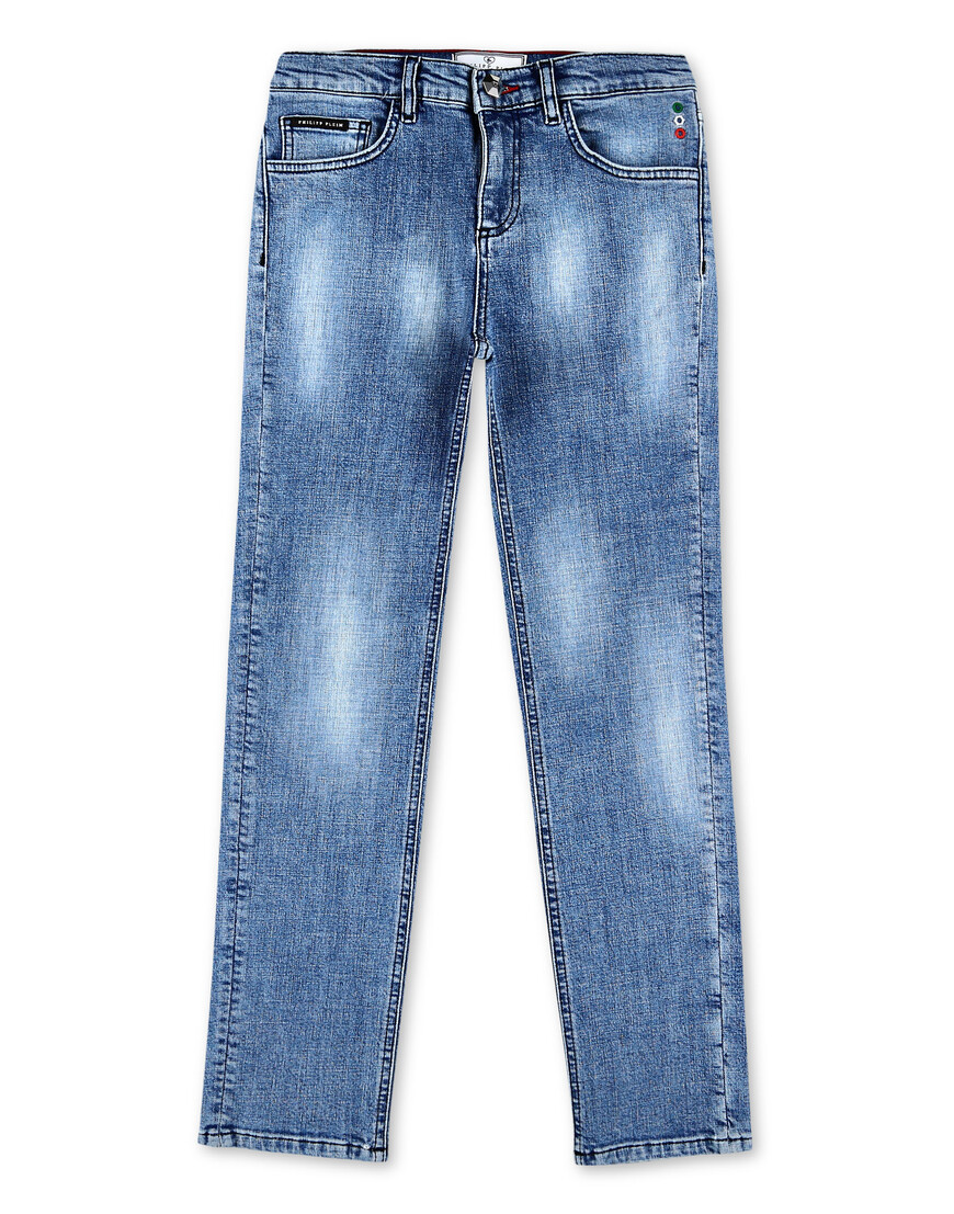 джинсы зауженные  F20C-BDT0271-PDE004N_07ju по акции