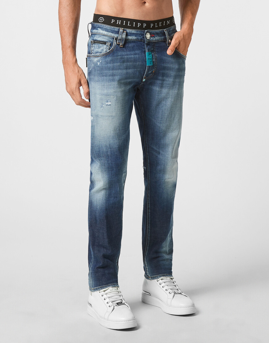 

Джинсы Прямые Philipp Plein, Синий