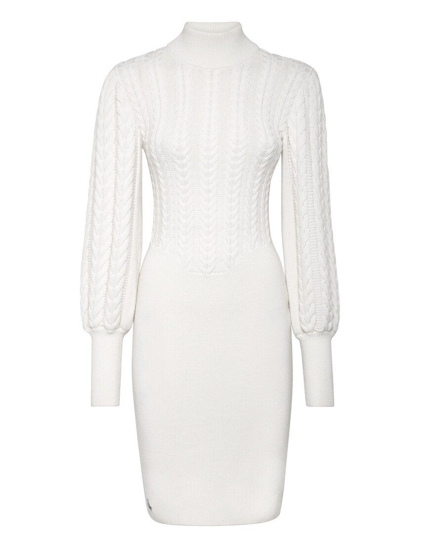 

Трикотажное Платье Philipp Plein, Белый