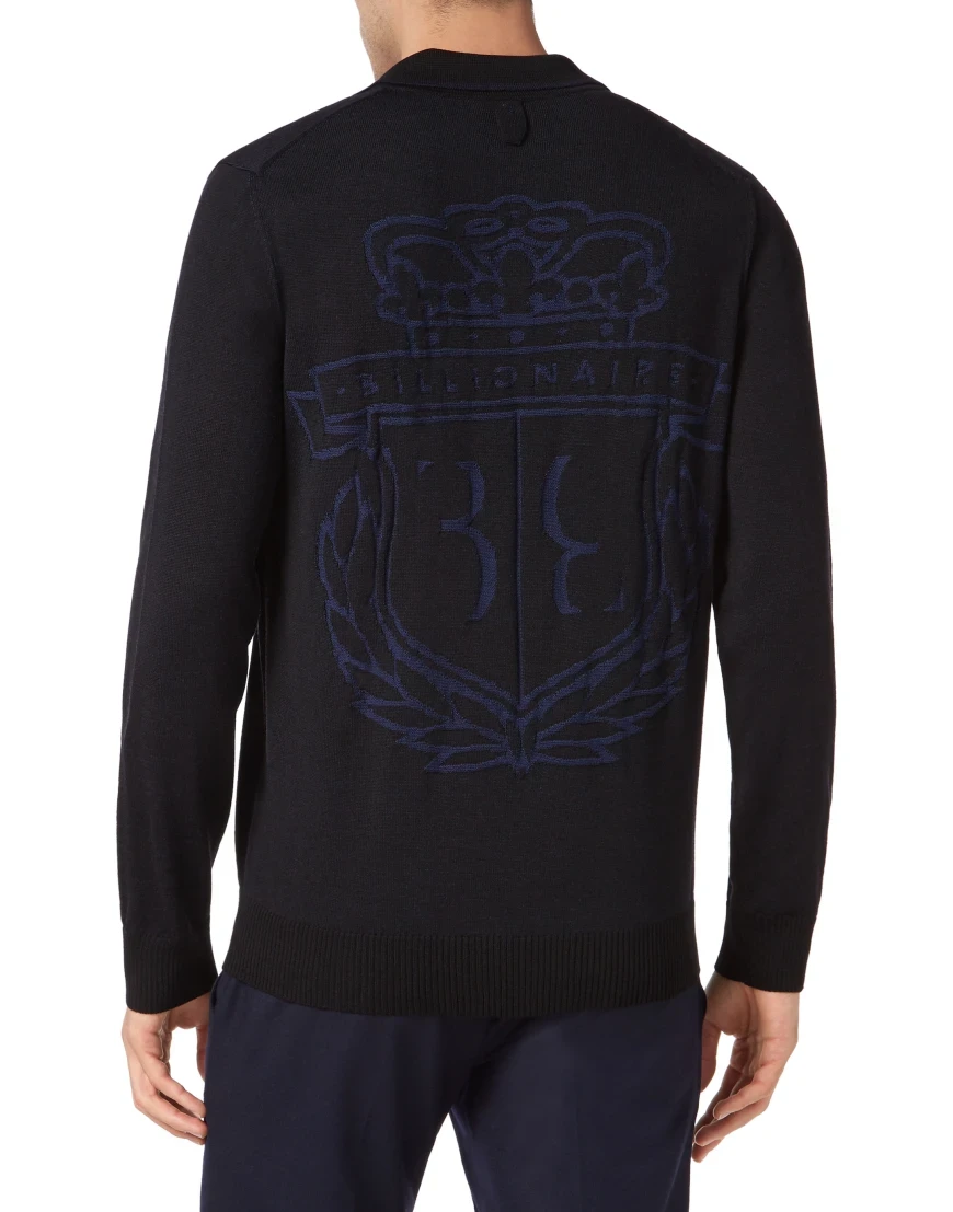 поло с длинным рукавом  OACC-MKK0231-BKN001N_02 по акции