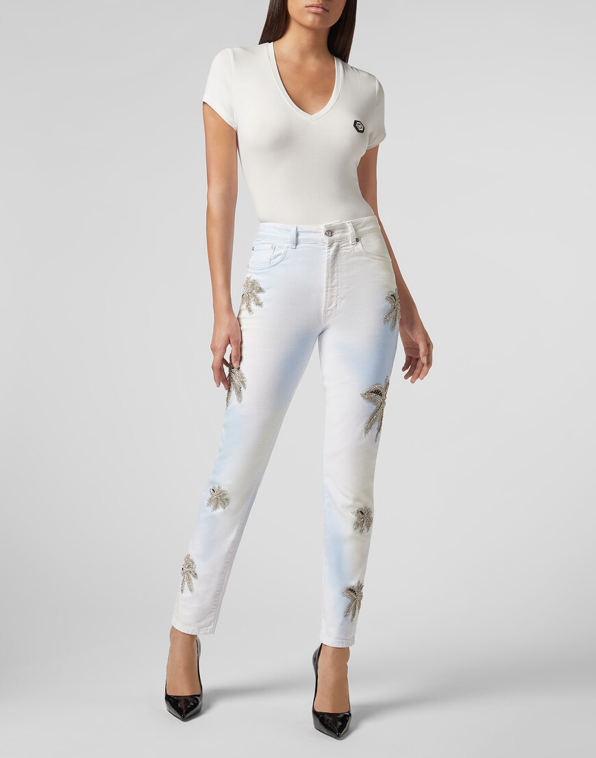 джинсы бойфренды  S19C-WDT0963-PDE004N_21 с промокодом