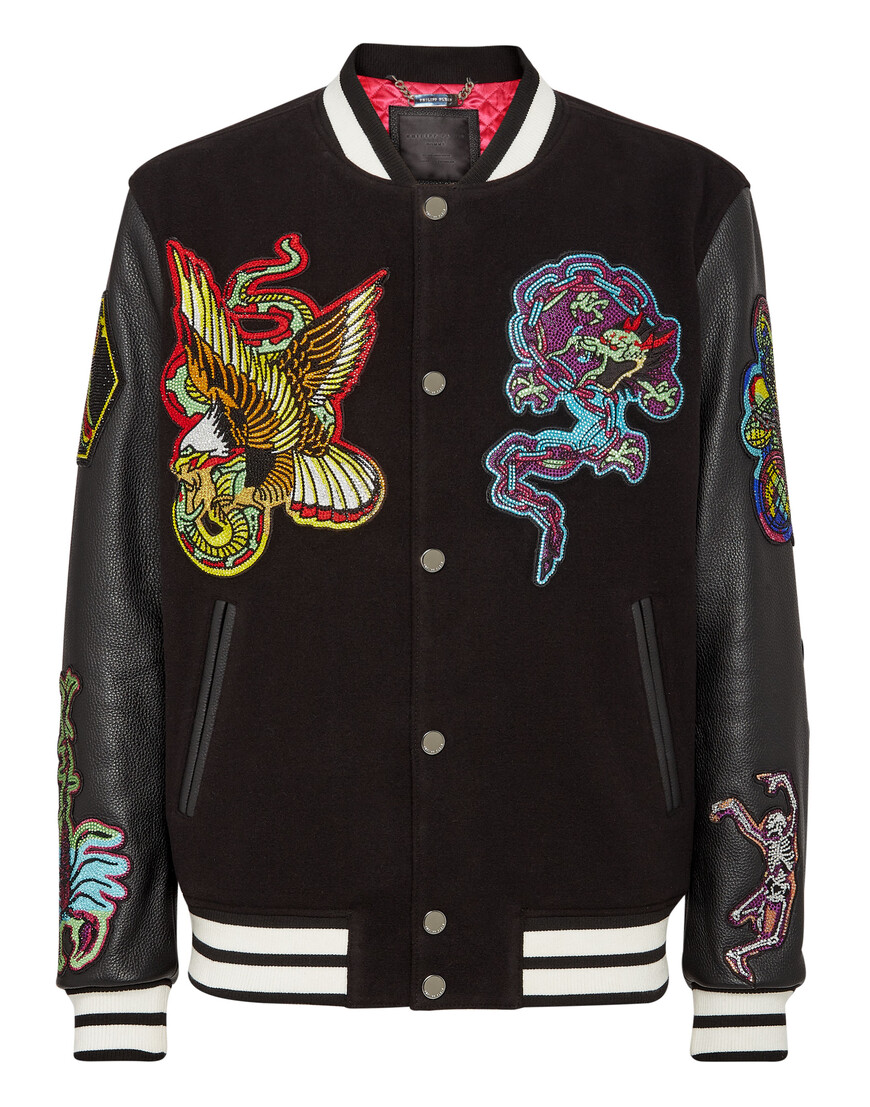 бомбер philipp plein от известного бренда по акции