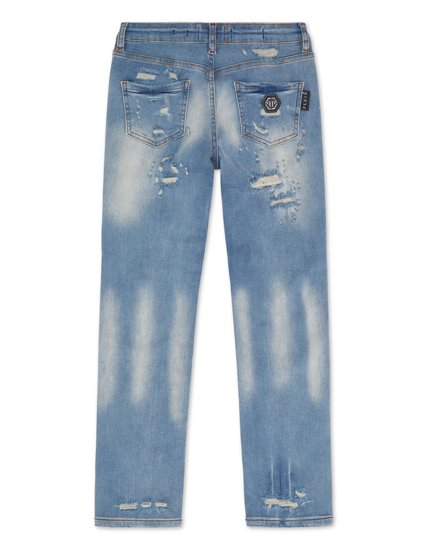

Джинсы Прямые Philipp Plein, Синий