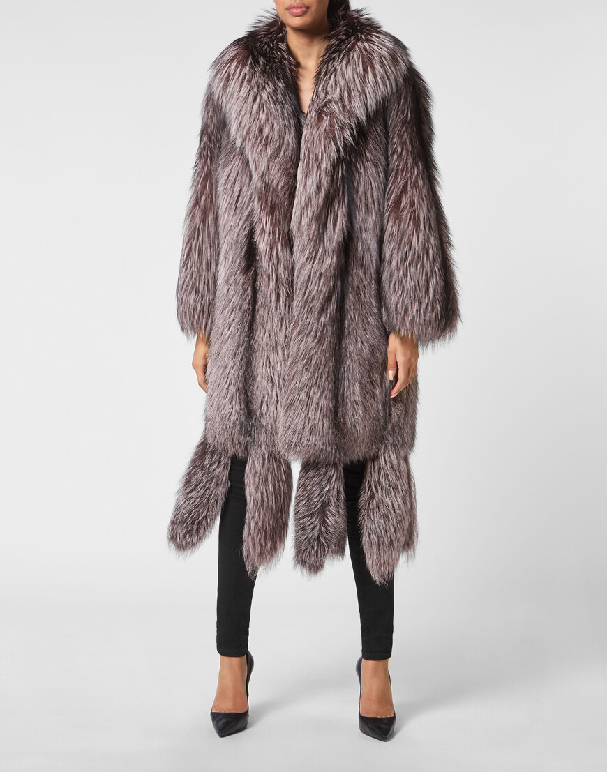 

Шуба Philipp Plein, Розовый