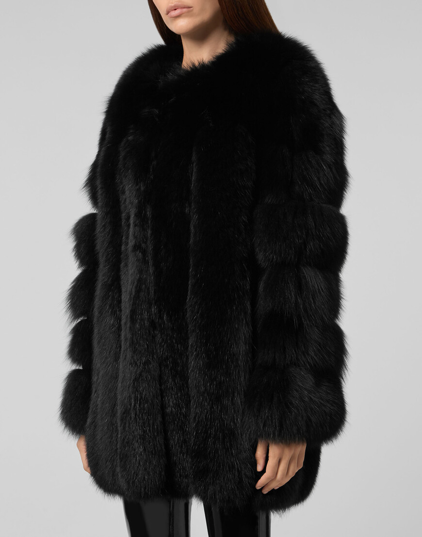 

Шуба Philipp Plein, Черный