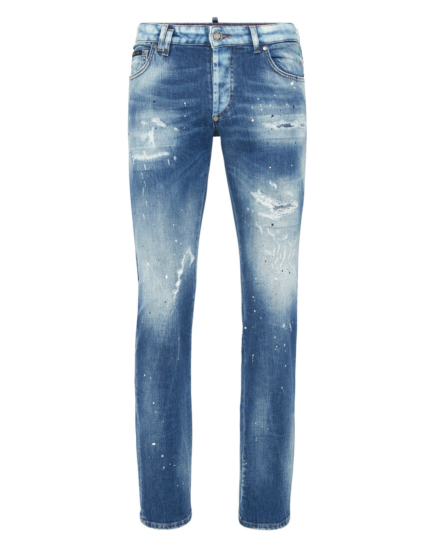 

Джинсы Прямые Philipp Plein, Синий