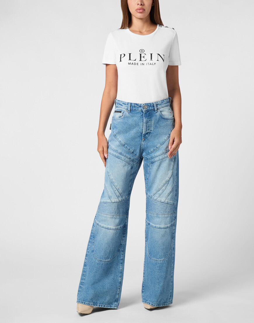 широкие джинсы  SAEC-WDT2721-PDE004N_07FR с промокодом