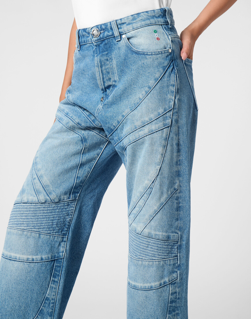 широкие джинсы  SAEC-WDT2721-PDE004N_07FR купить с доставкой