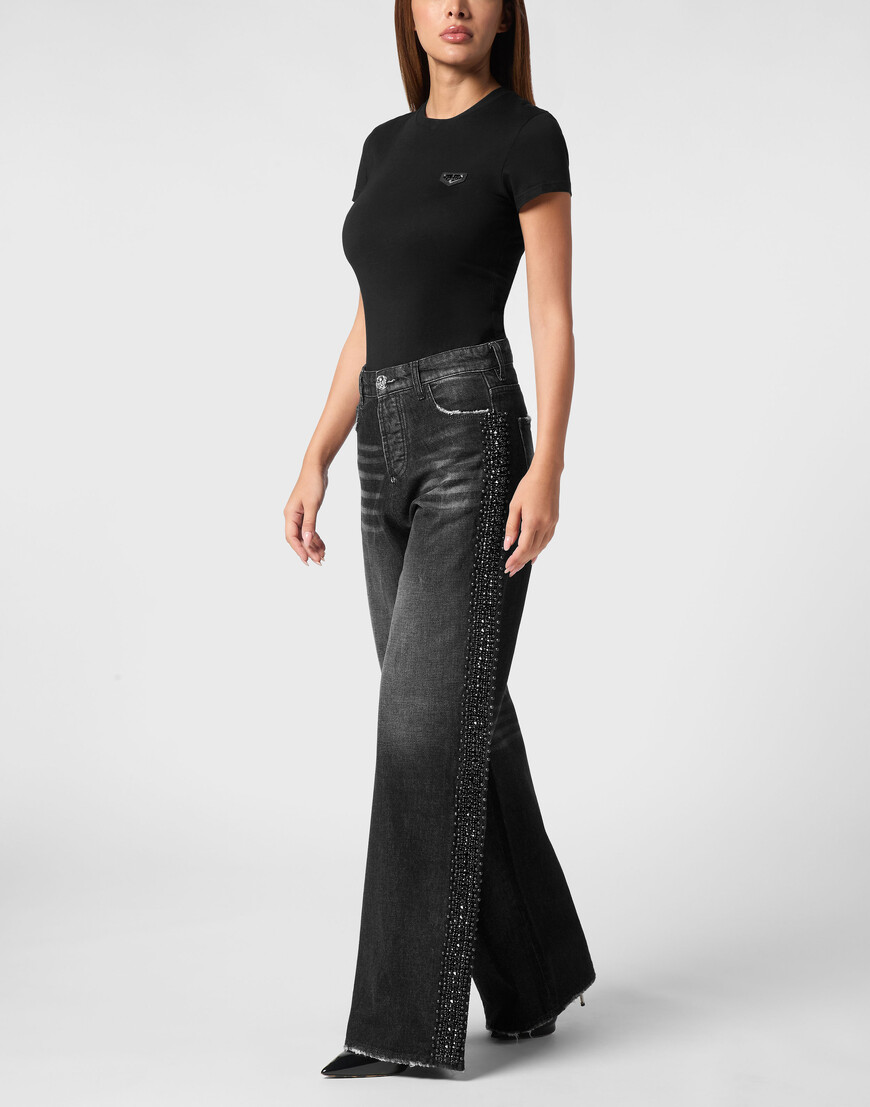 широкие джинсы  SAEC-WDT2767-PDE004N_02RX с промокодом