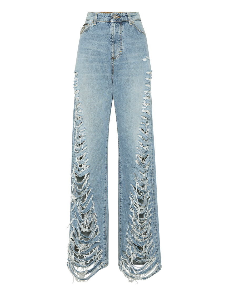 

Широкие Джинсы Philipp Plein, Голубой