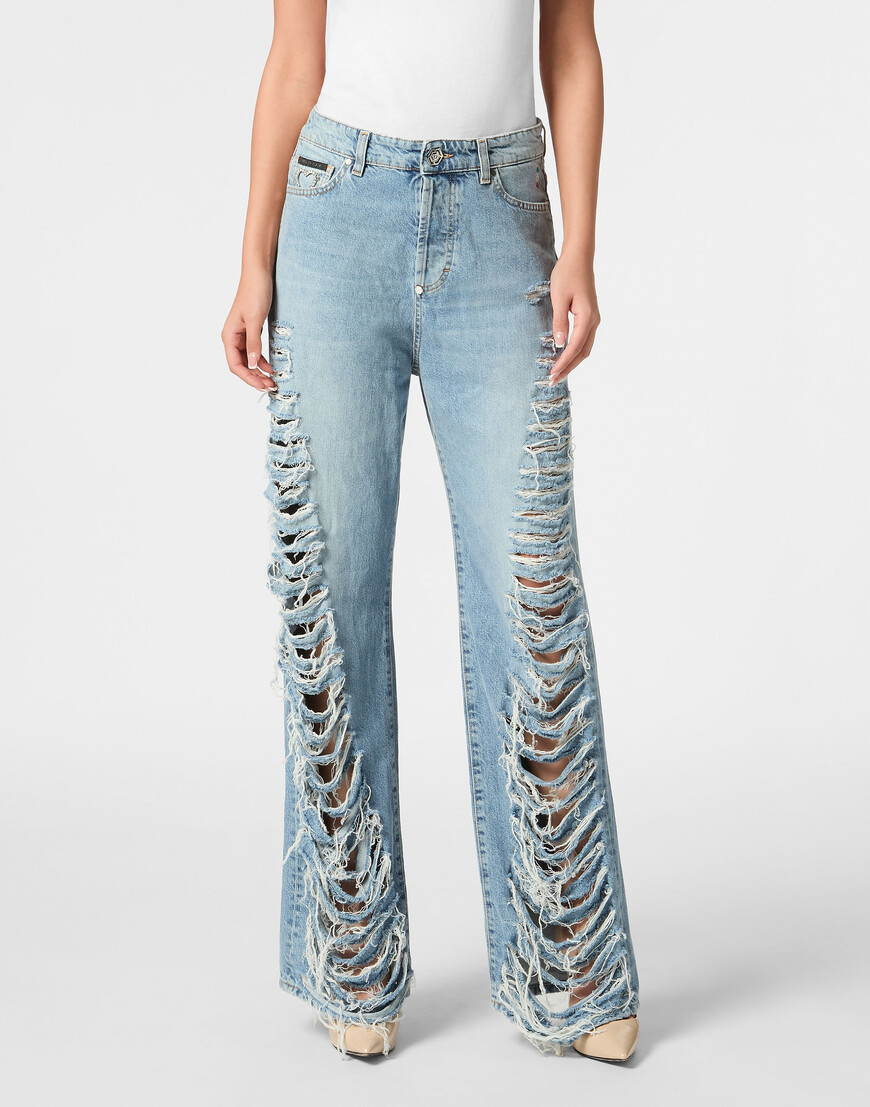 широкие джинсы  FADC-WDT2615-PDE004N_07CD фотография