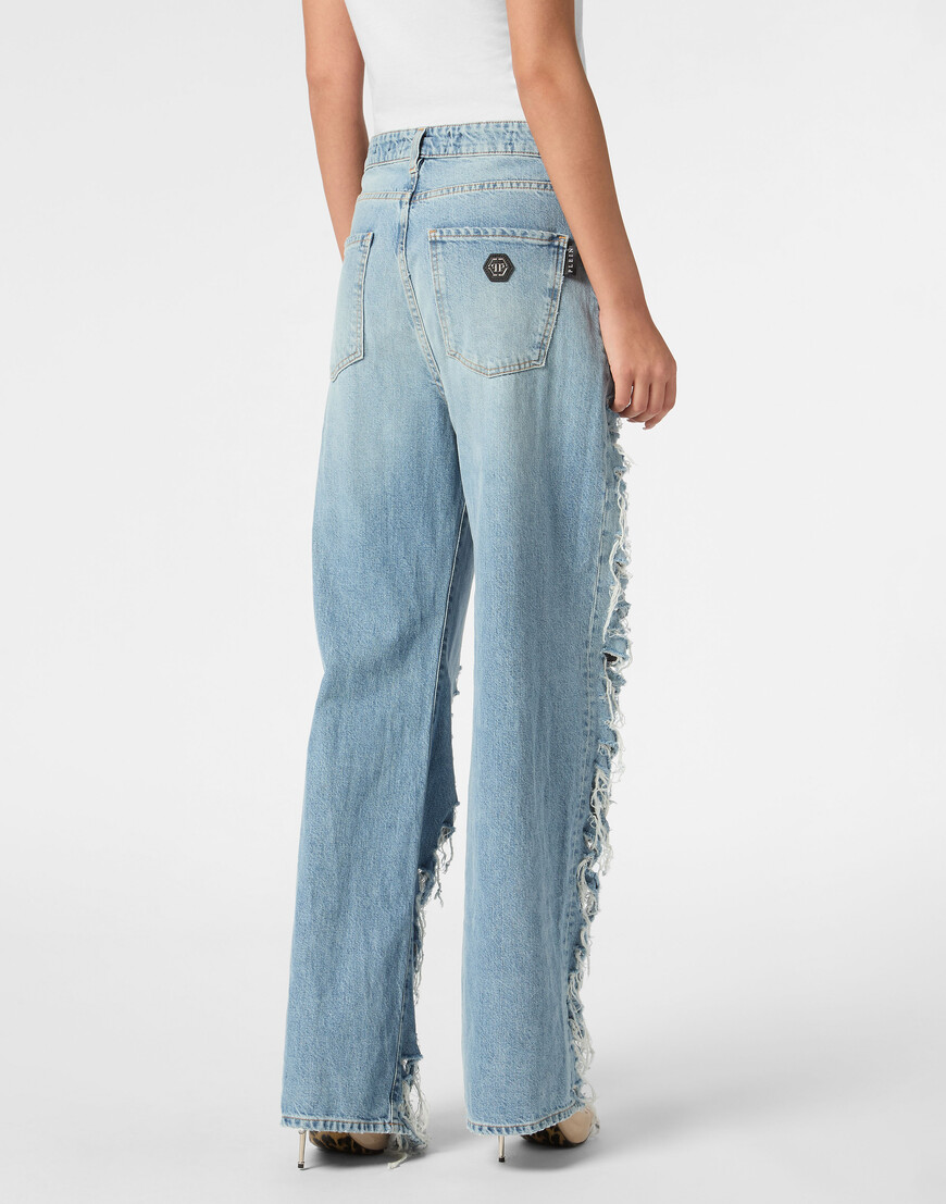 широкие джинсы  FADC-WDT2615-PDE004N_07CD в интернет магазине