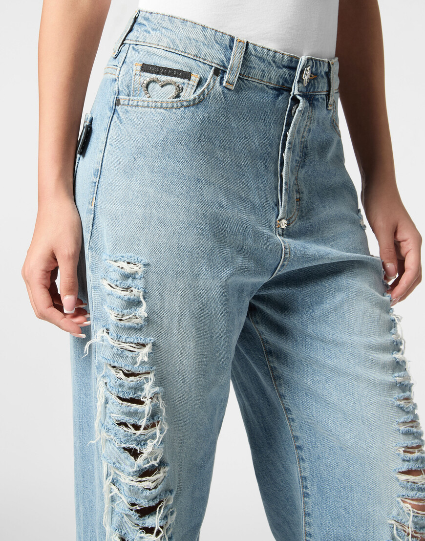 широкие джинсы  FADC-WDT2615-PDE004N_07CD купить с доставкой