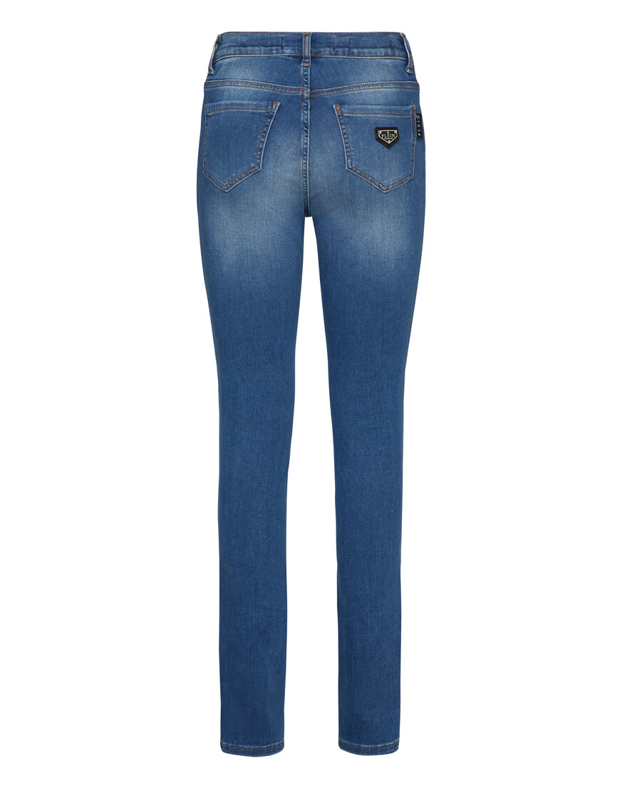 джинсы с высокой посадкой  AAAC-WDT1789-PDE004N_08RY фотография