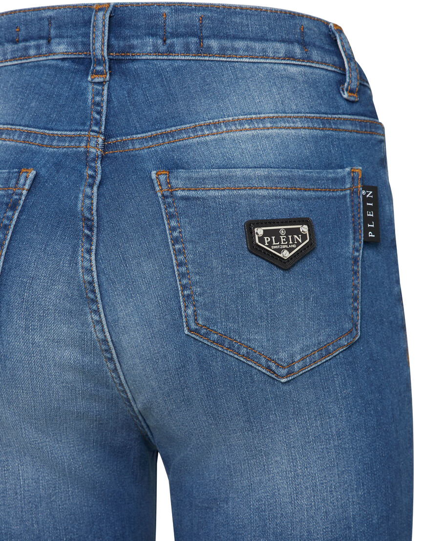 джинсы с высокой посадкой  AAAC-WDT1789-PDE004N_08RY в интернет магазине