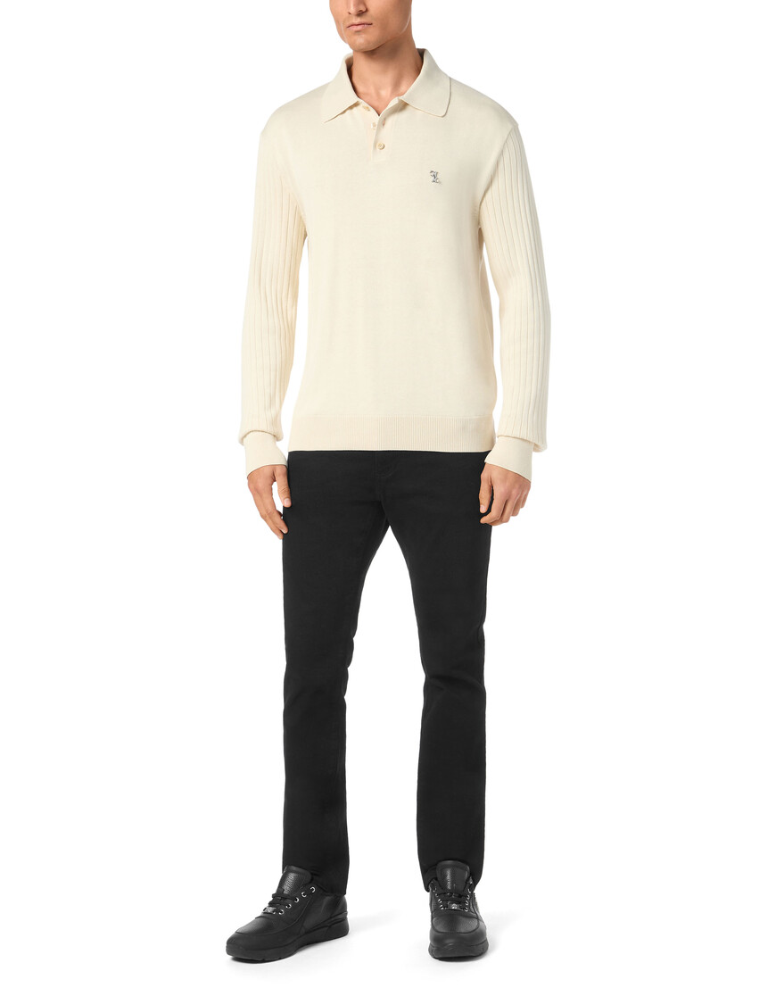 поло с длинным рукавом  BAEC-MKK0295-BKN001N_01OF в интернет магазине