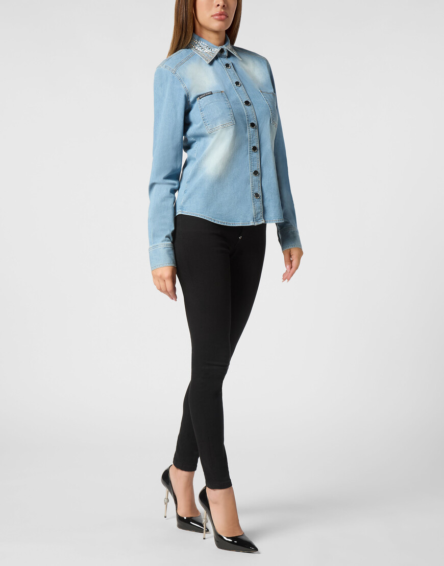 рубашка  SAEC-WDP0070-PDE004N_07GR с промокодом