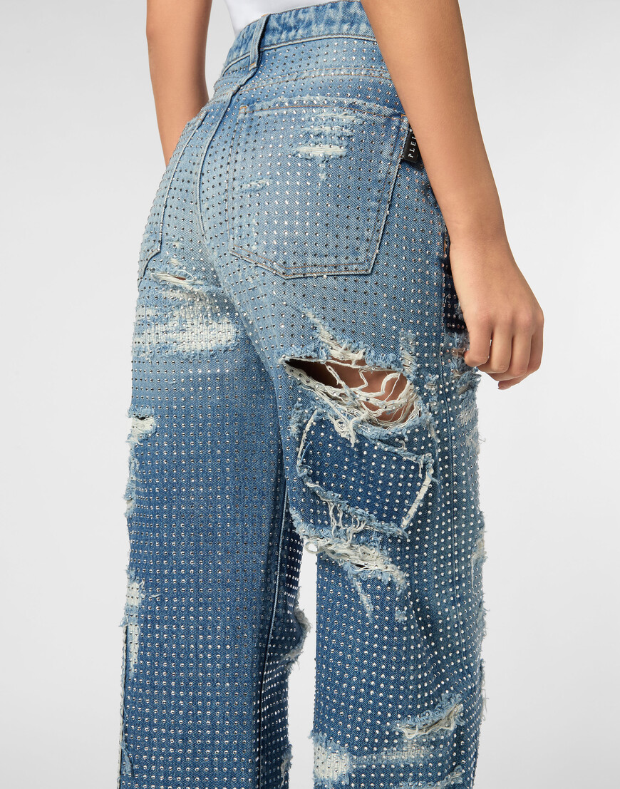 широкие джинсы  SAEC-WDT2726-PDE004N_43WA купить с доставкой