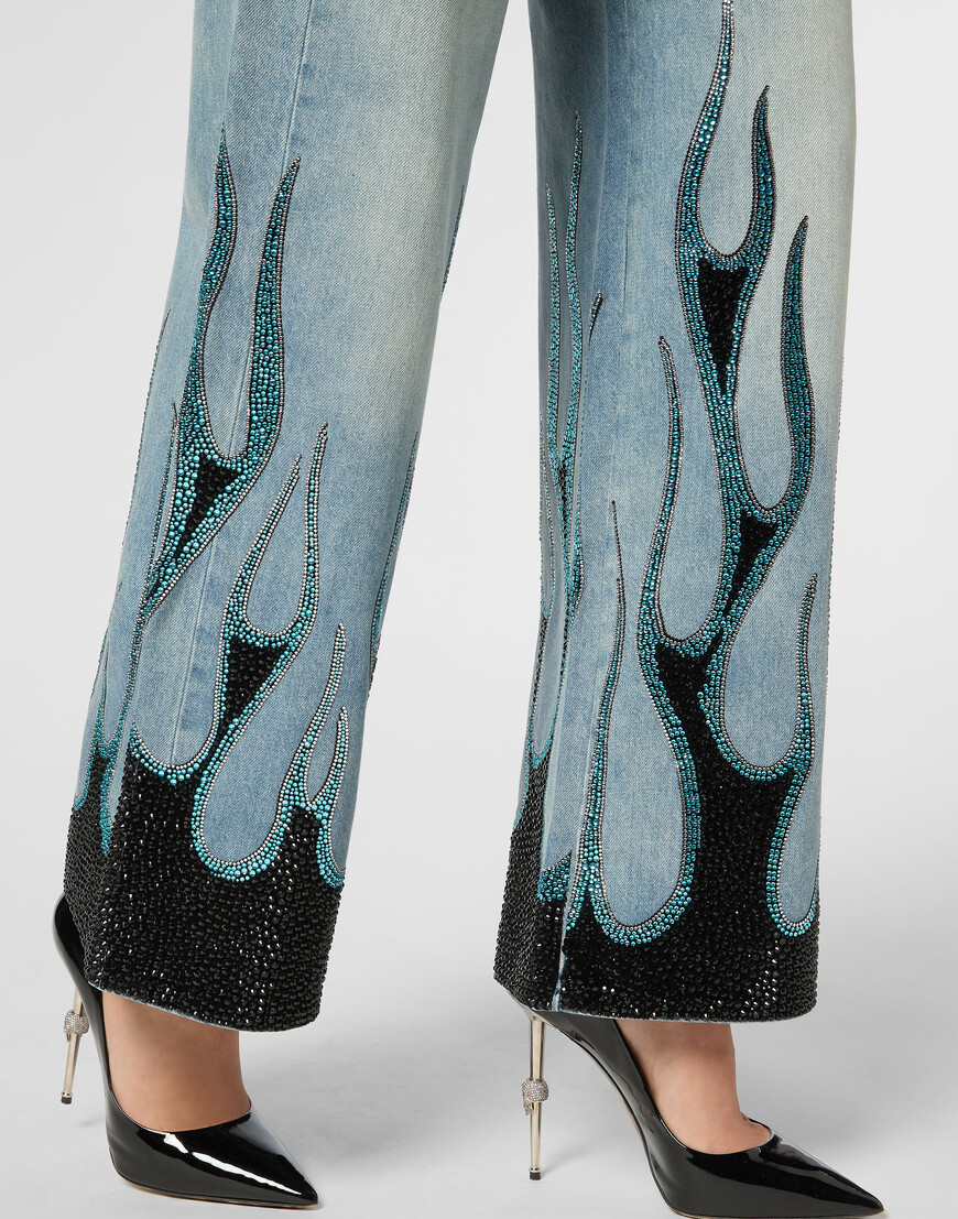 широкие джинсы  SAEC-WDT2753-PDE004N_13MI купить с доставкой