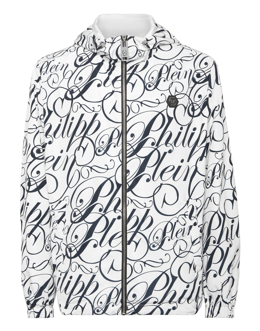 пуховик  от бренда philipp plein вид слева