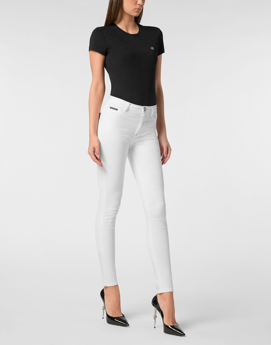 джинсы с высокой посадкой  PAEC-WDT2782-PDE004N_01SO с промокодом