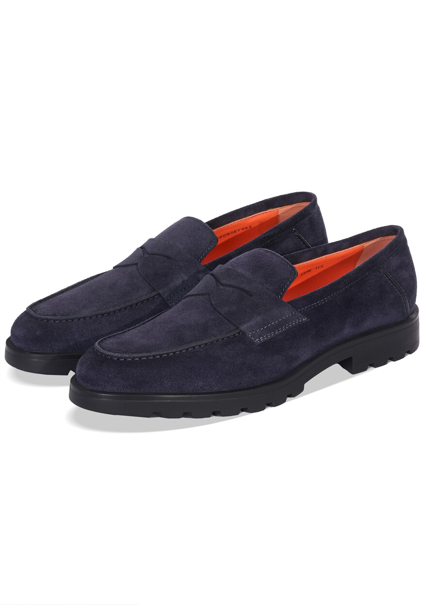 

Лоферы Santoni, Синий