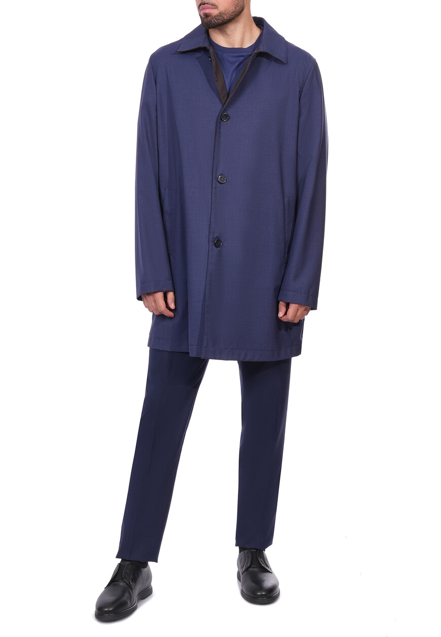 плащ  от бренда mandelli вид слева