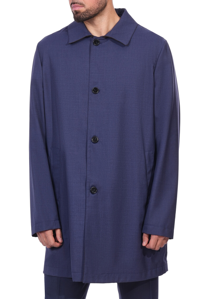 плащ  из италии вид сбоку