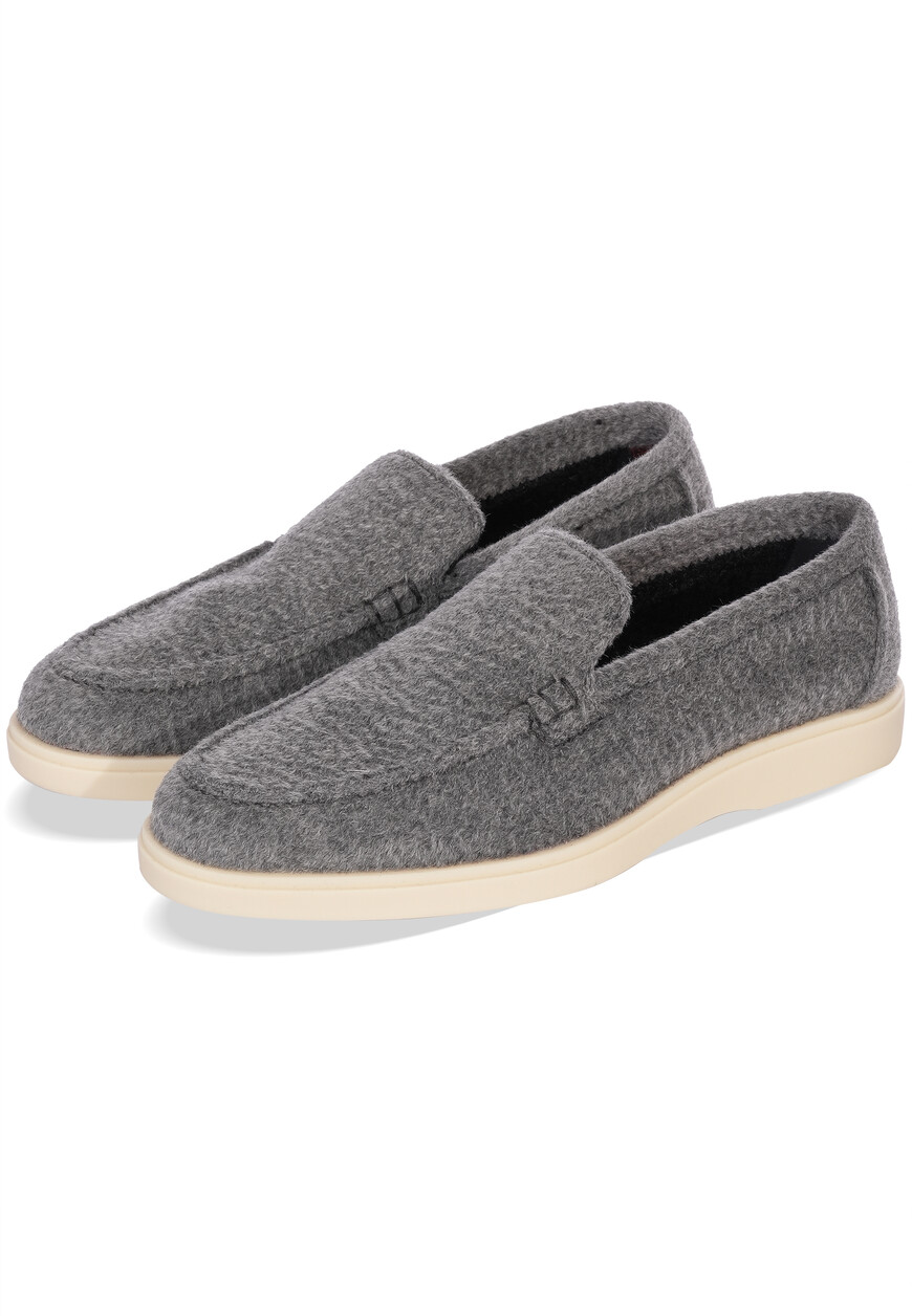 

Мокасины Santoni, Серый