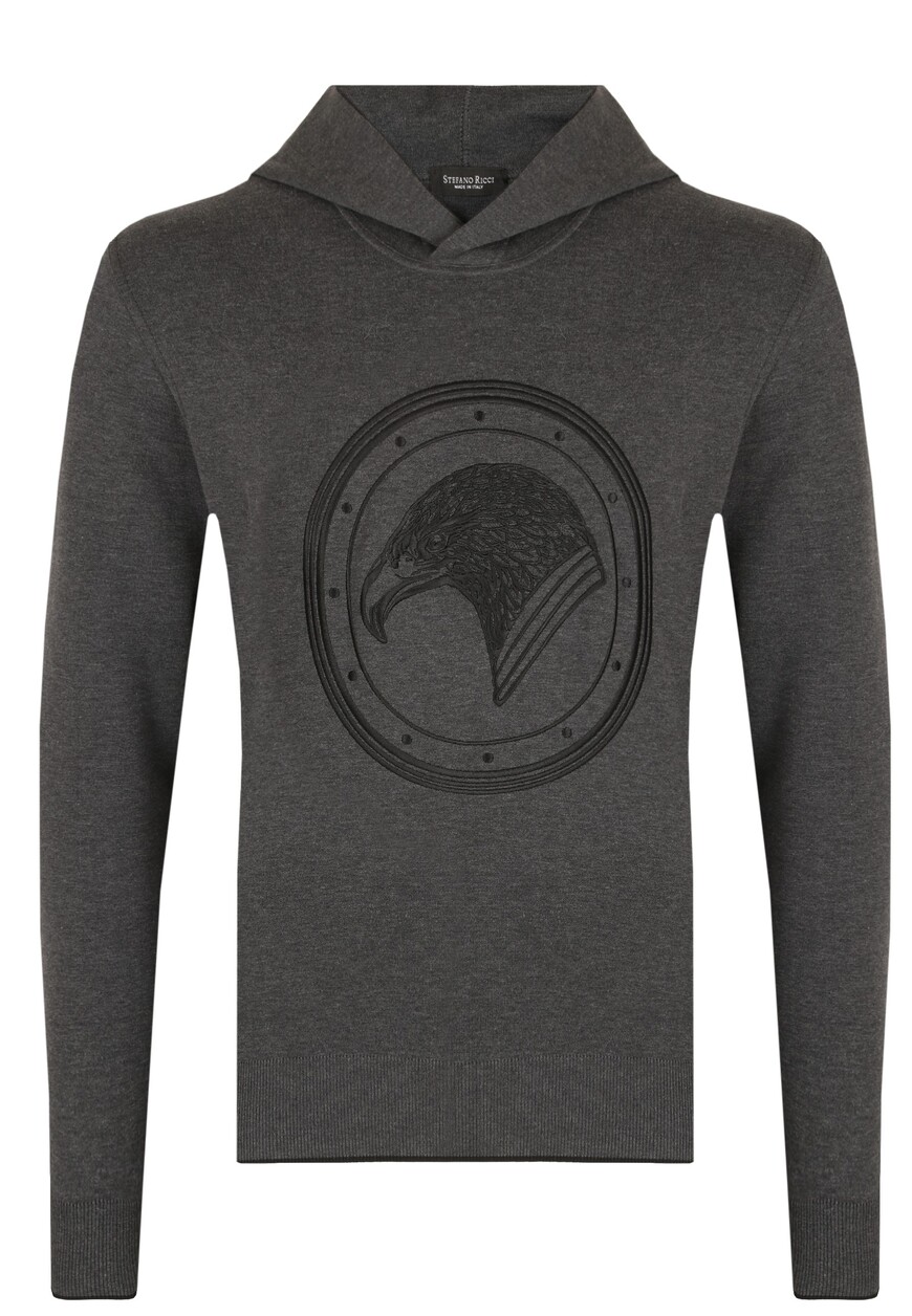 

Худи Stefano Ricci, Серый