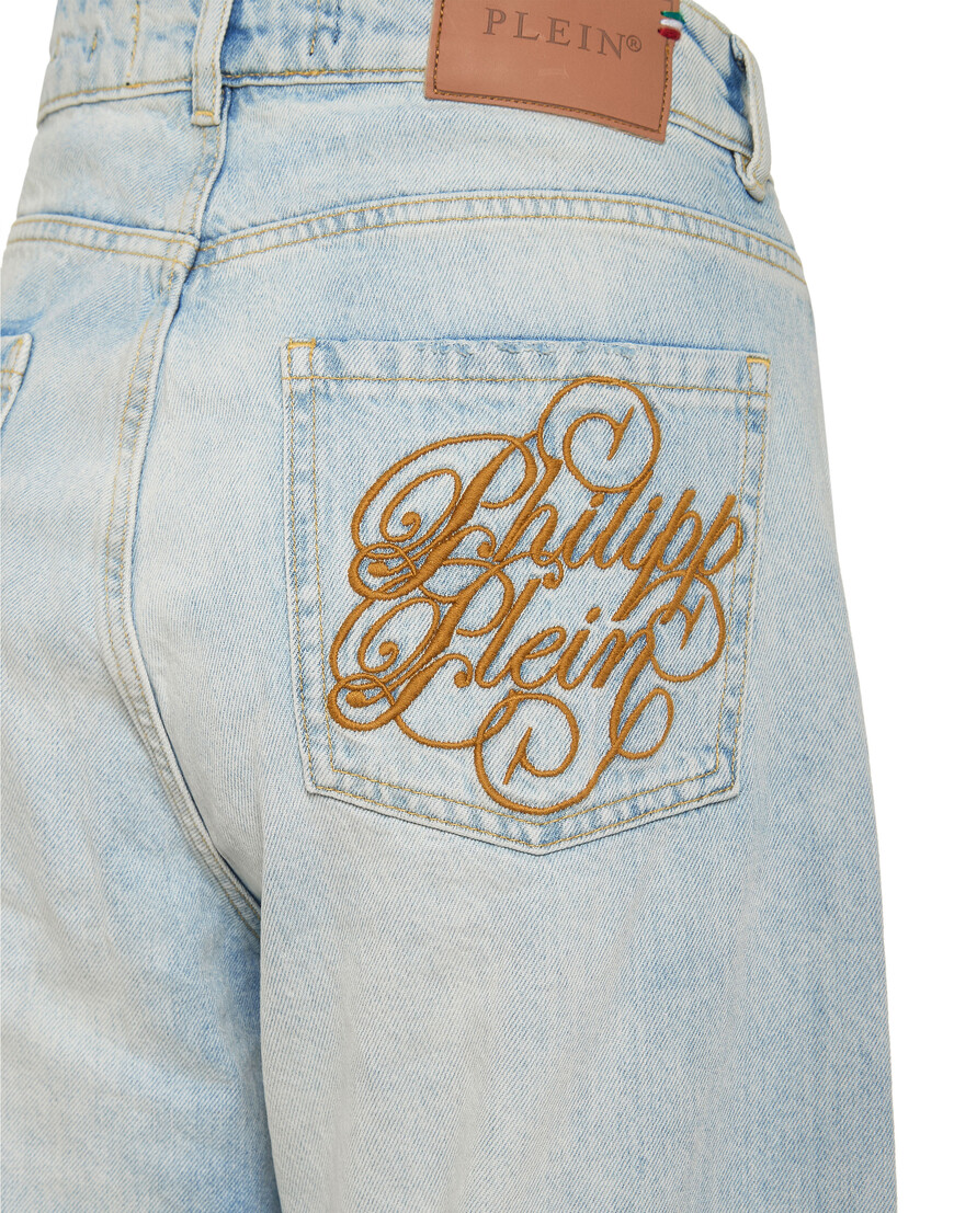 

Широкие Джинсы Philipp Plein, Серый