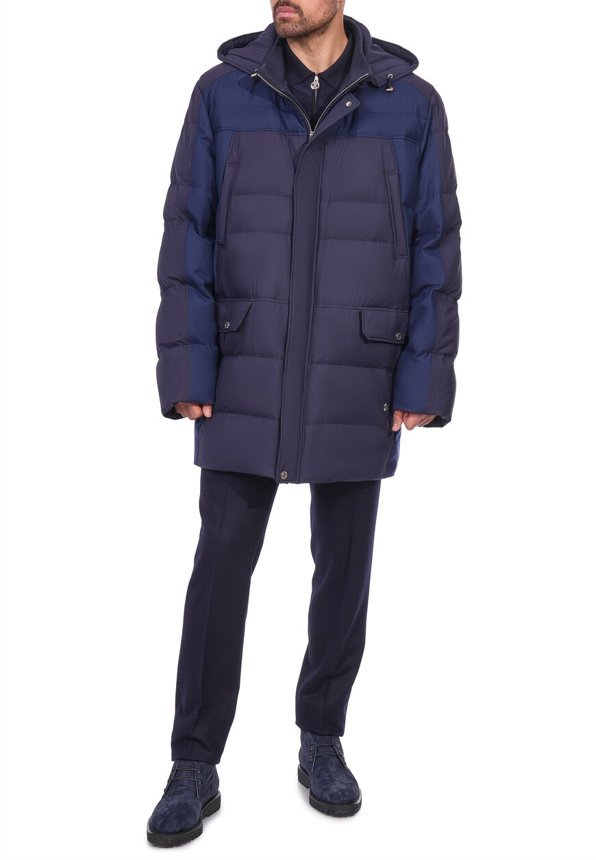 пуховик  от бренда stefano ricci вид слева