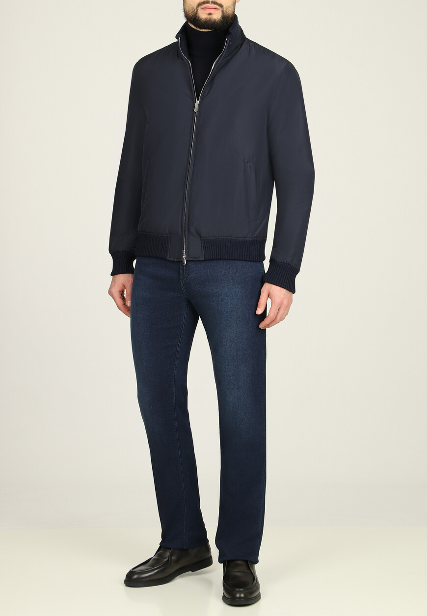 бомбер  от бренда mandelli вид слева