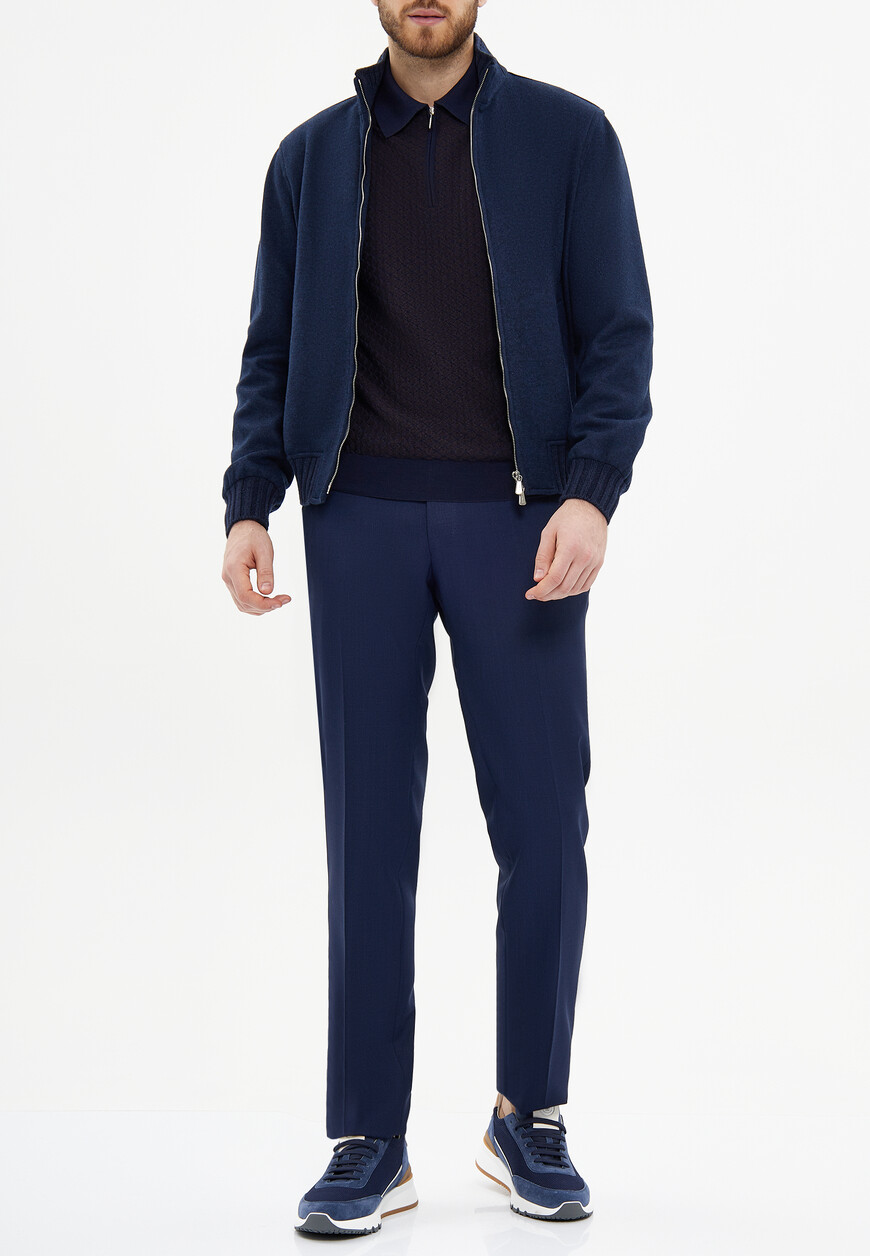 бомбер  от бренда mandelli вид слева