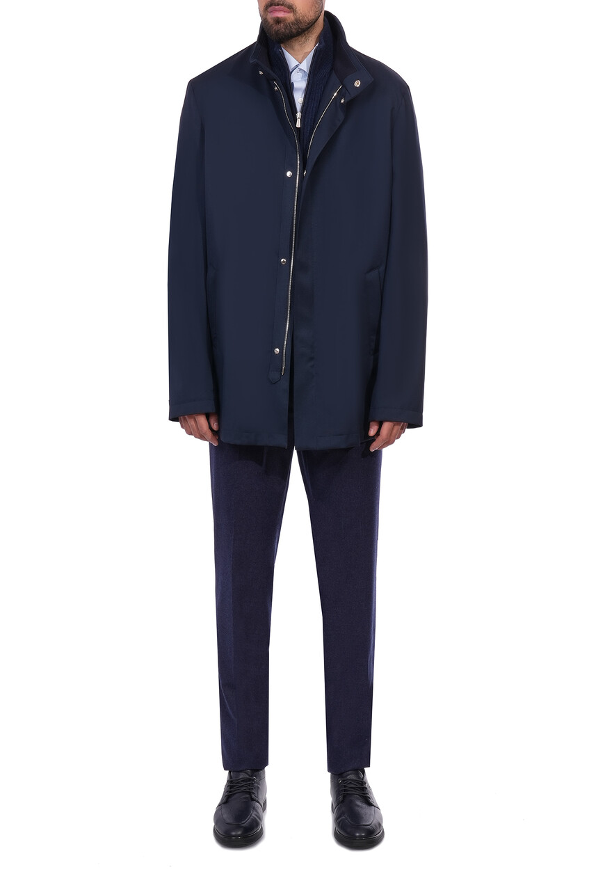 плащ  от бренда mandelli вид слева