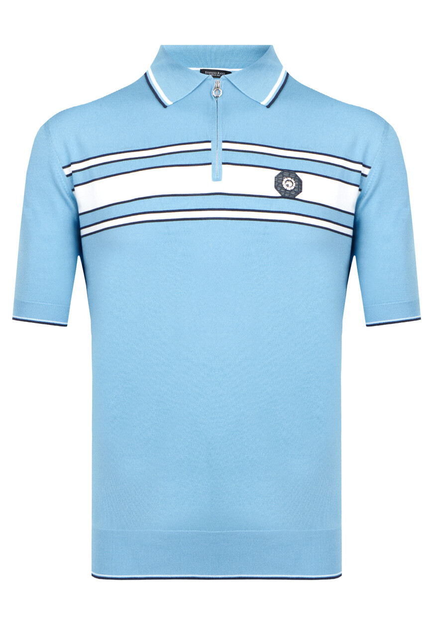 

Поло Stefano Ricci, Голубой