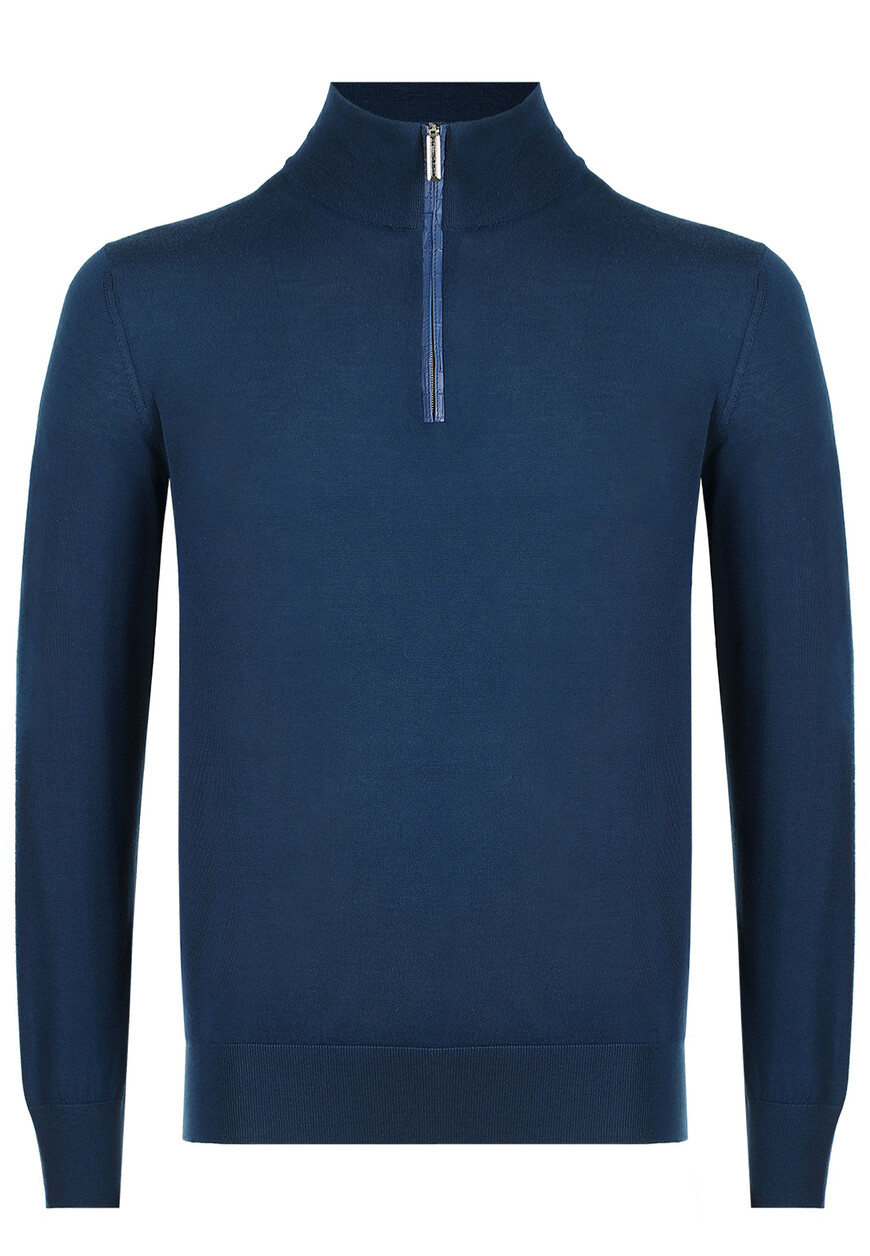 

Джемпер С Кроко Stefano Ricci, Голубой