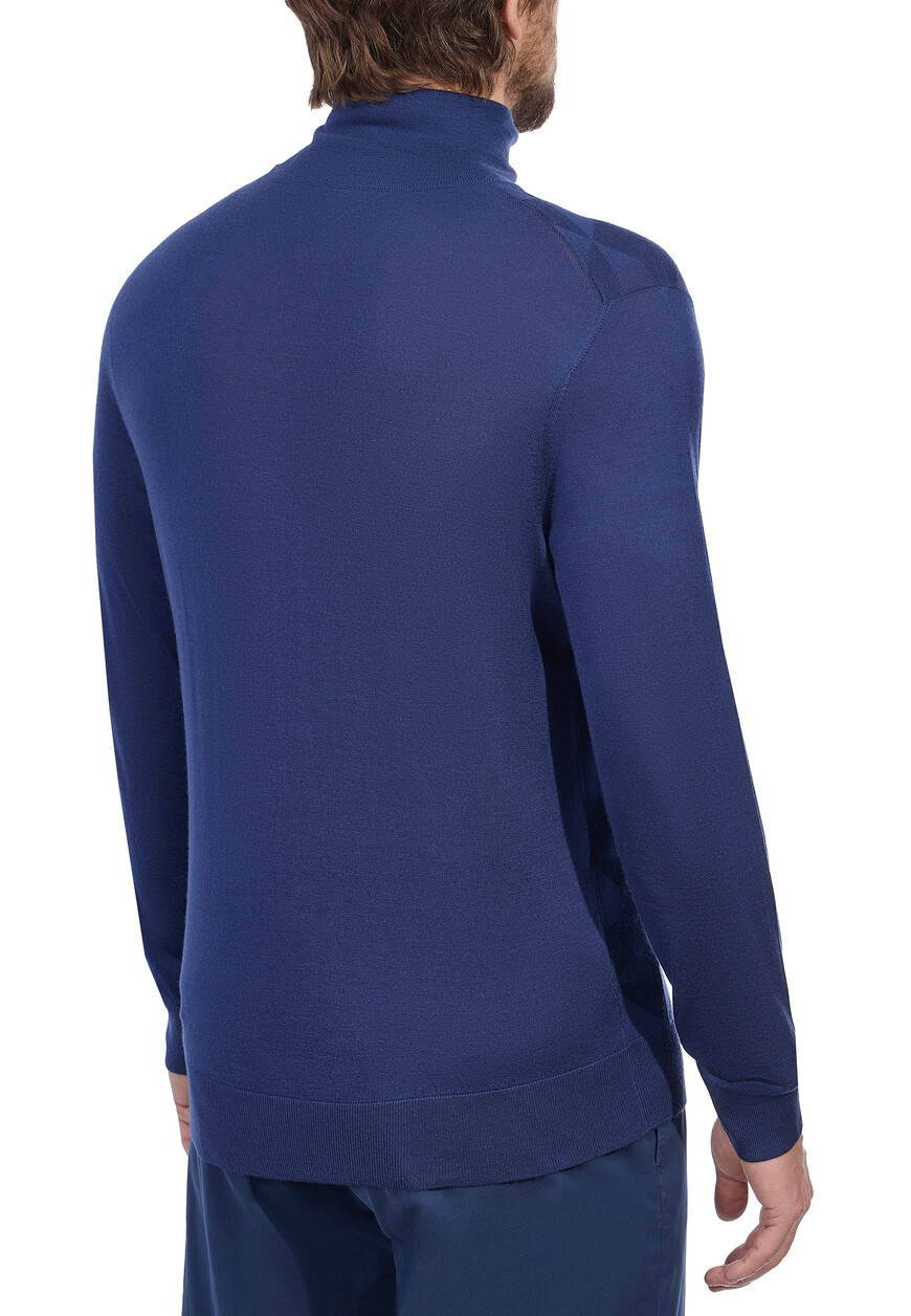 комбинированная водолазка из кашемира и шелка  K606176D01 со скидкой