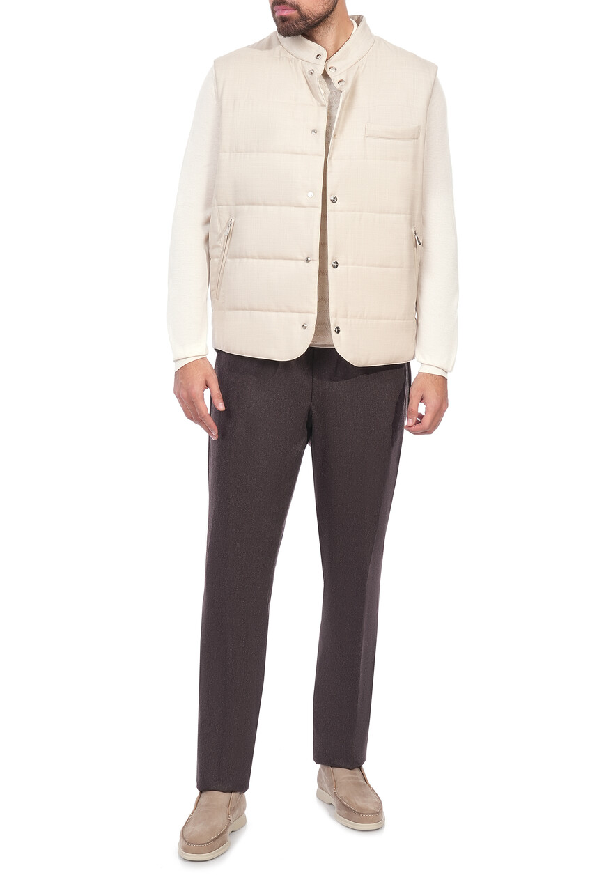 жилет  от бренда mandelli вид слева