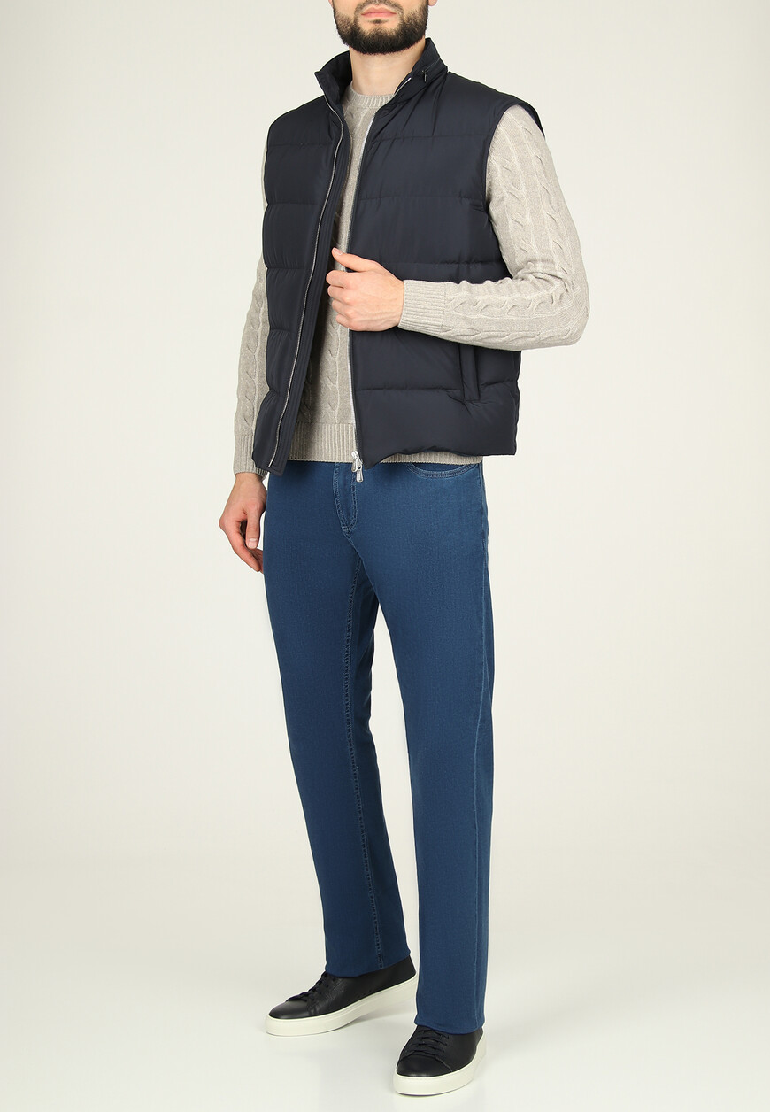 жилет  от бренда mandelli вид слева