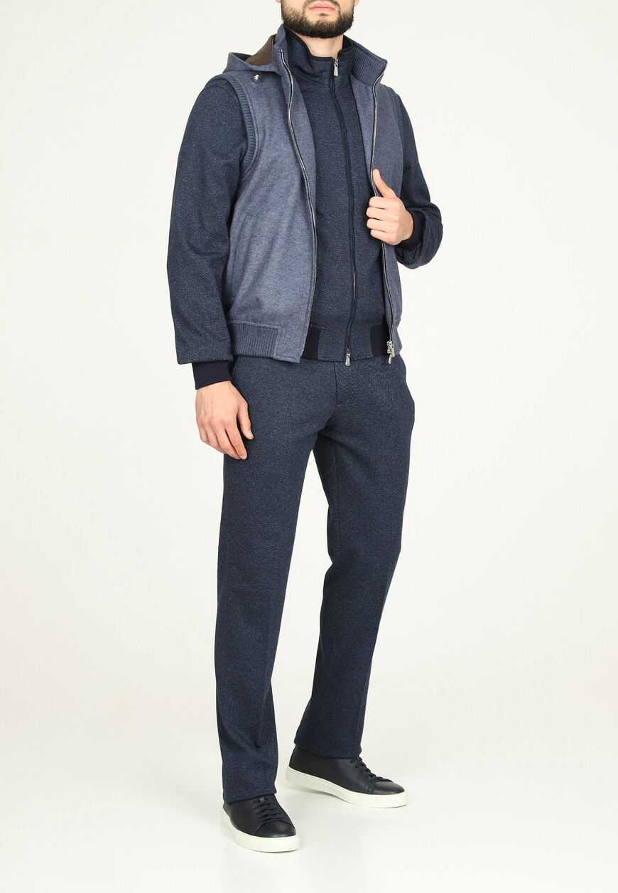 жилет  от бренда mandelli вид слева