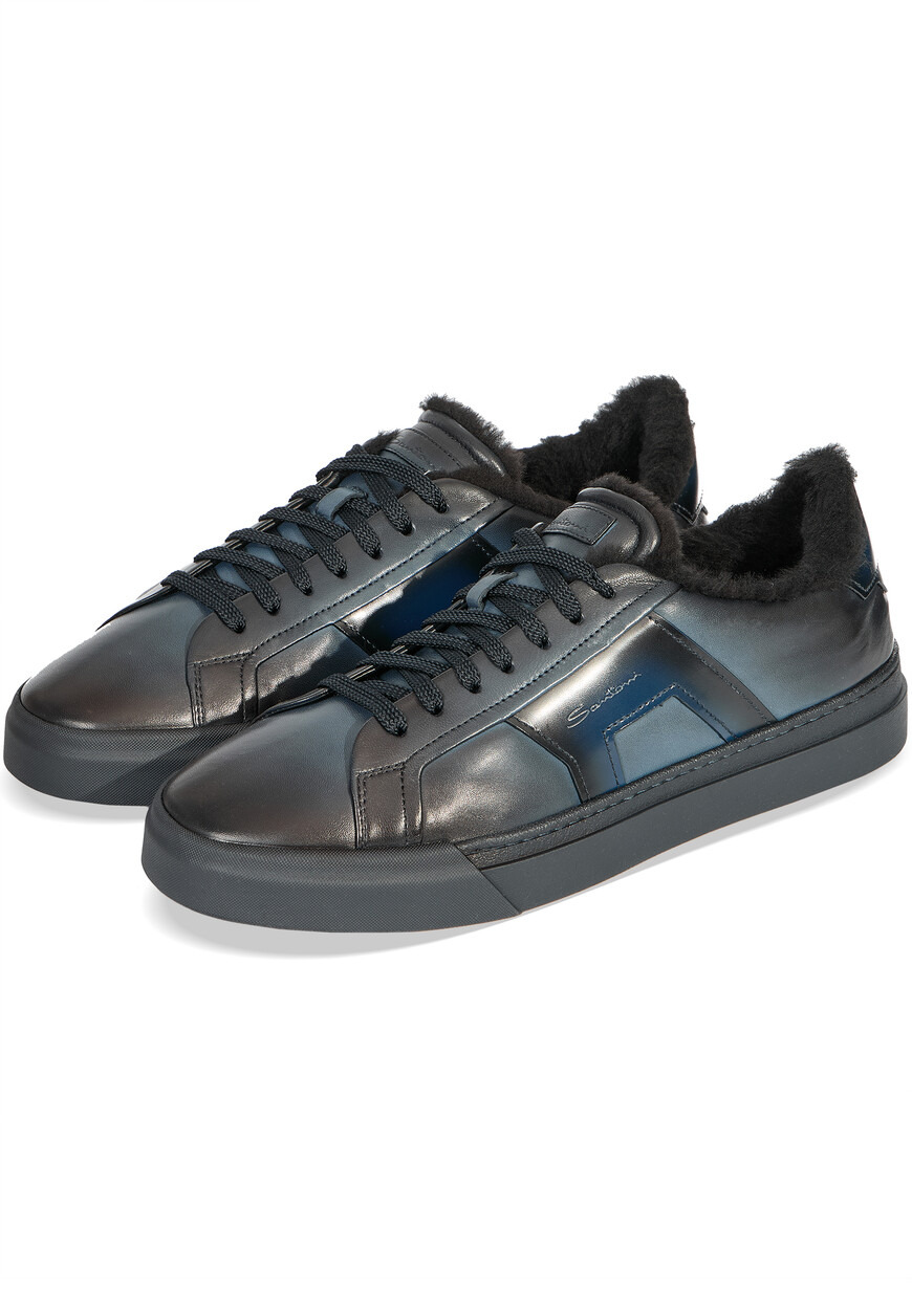

Кеды Santoni, Синий