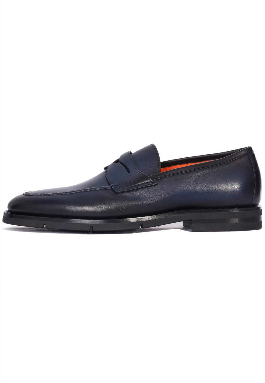 

Лоферы Santoni, Синий