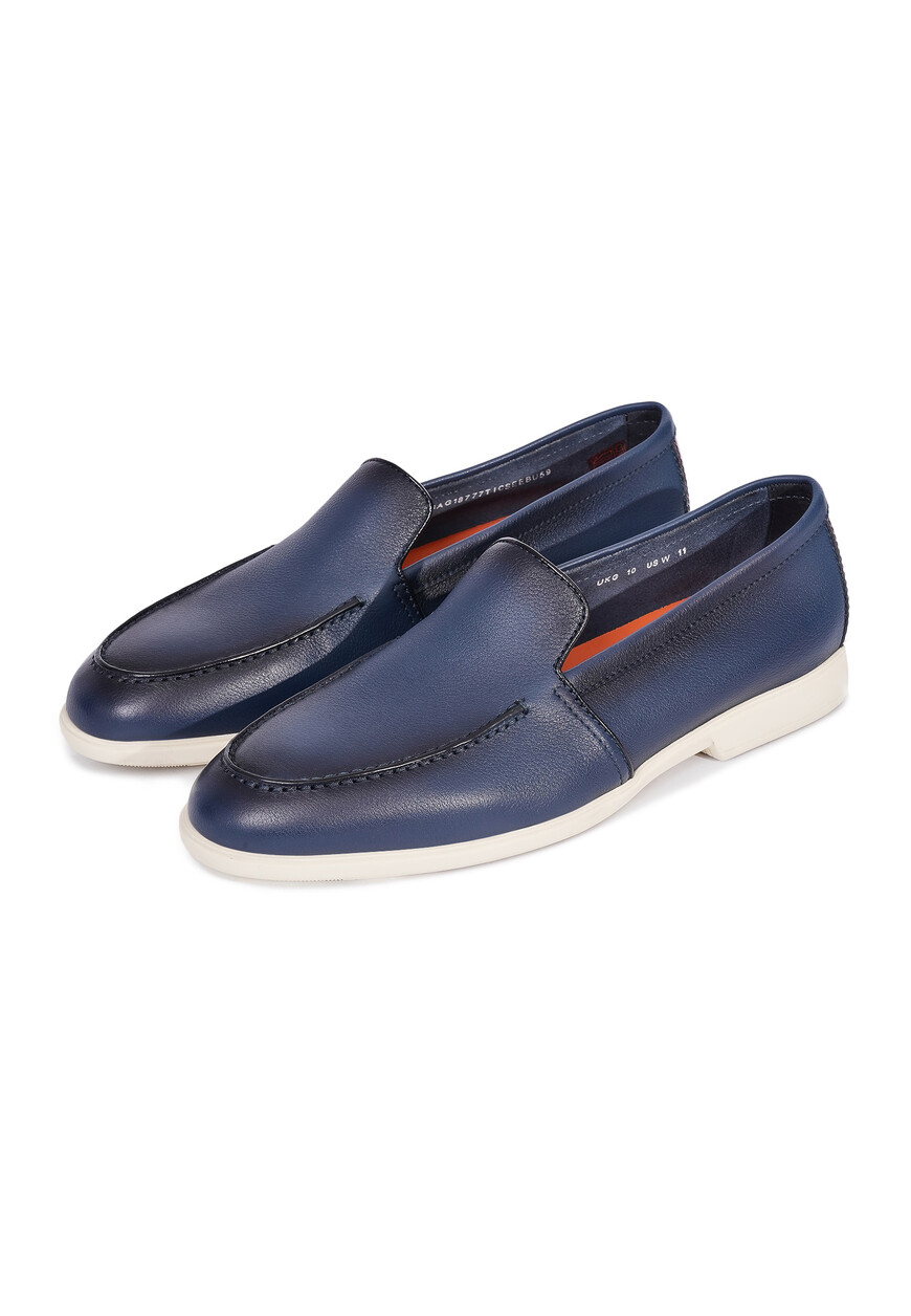

Лоферы Santoni, Синий