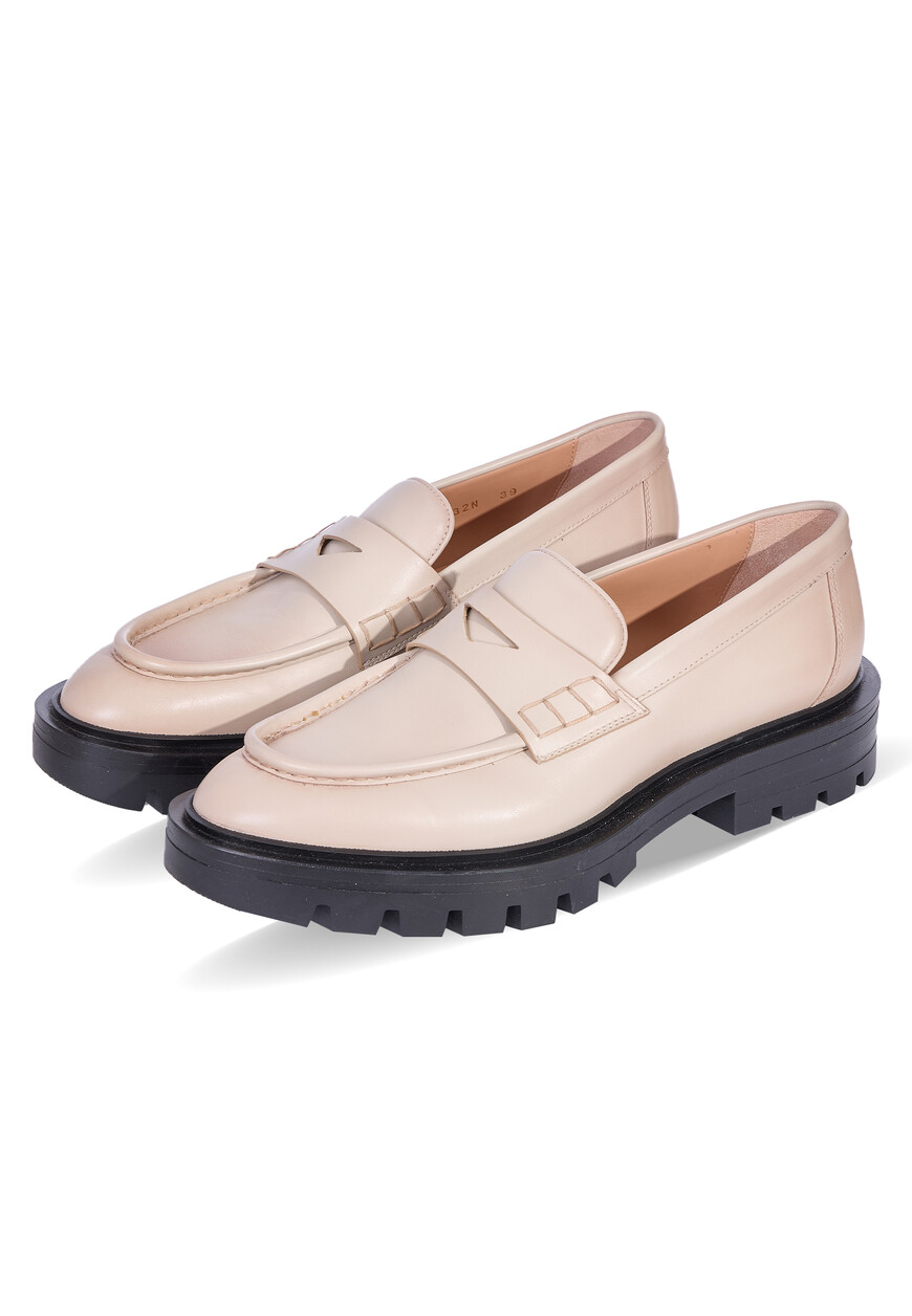 

Лоферы Santoni, Бежевый