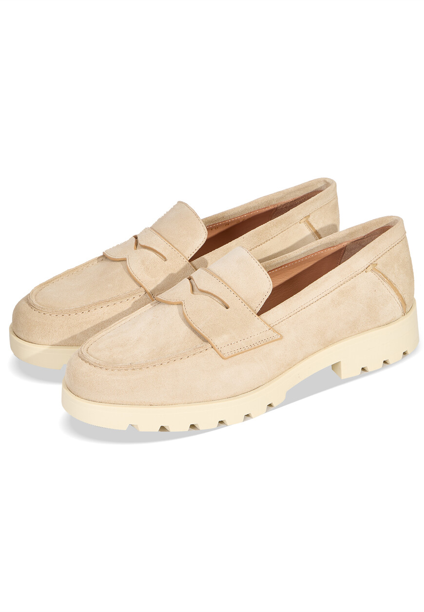 

Лоферы Santoni, Бежевый