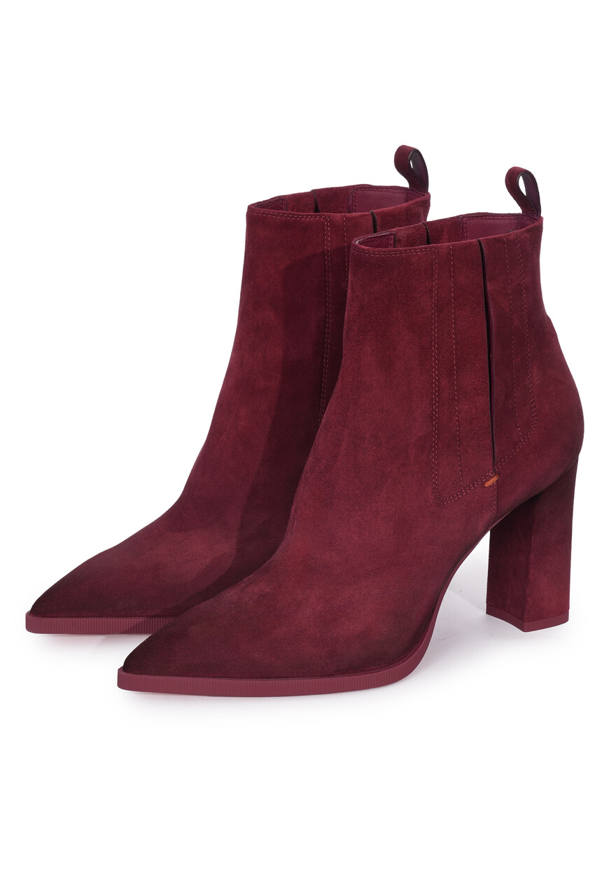 

Ботильоны Santoni, Бордовый