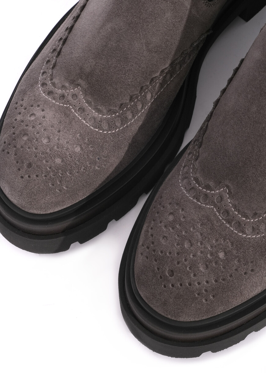 

Полуботинки Santoni, Серый