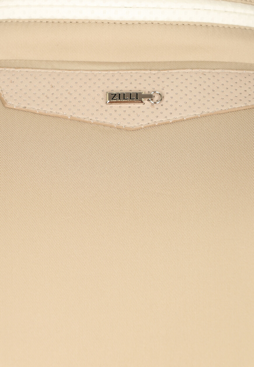 Товар бежевого цвета с внутренней стороны