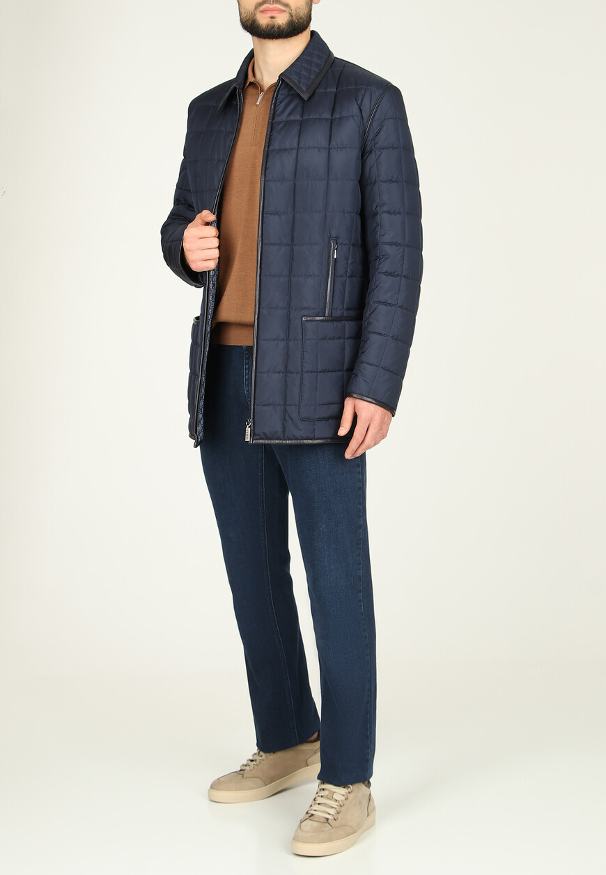 куртка стеганная  от бренда zilli вид слева